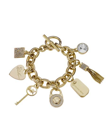 michael kors charm bracelet